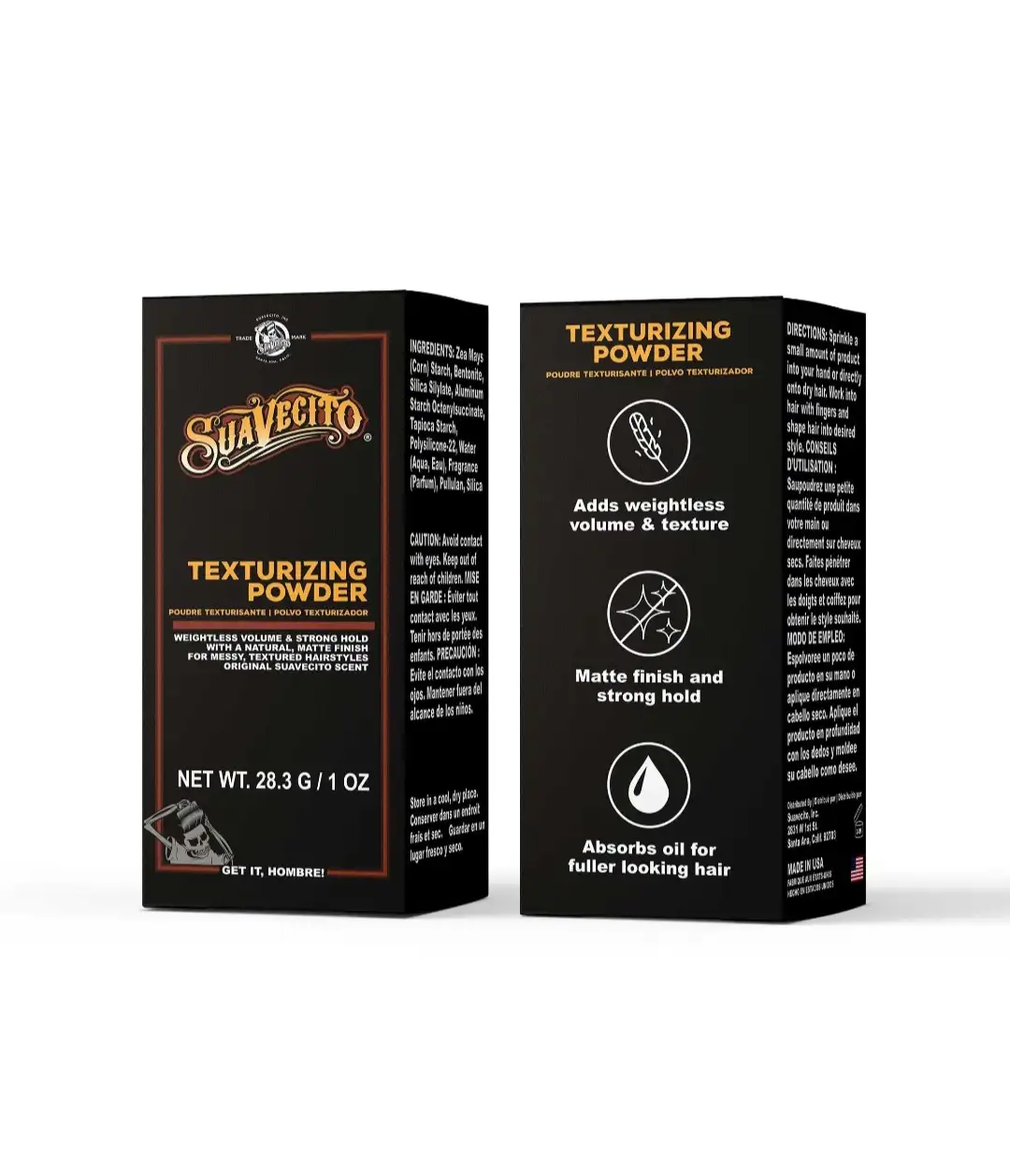 Poudre texturisante pour cheveux suavecito